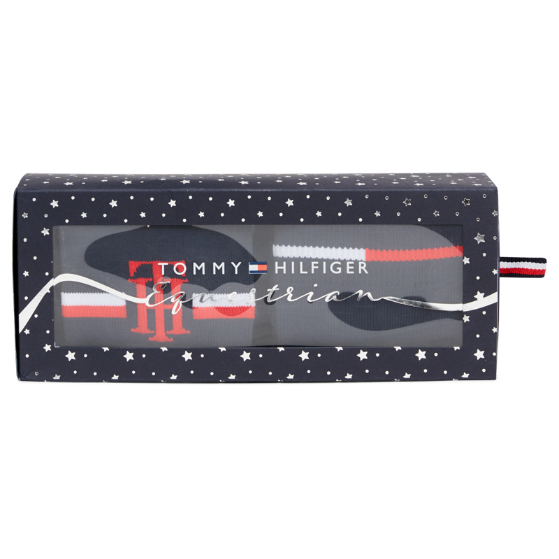 Tommy Hilfiger Women's 2 Pack Global Long Winter Riding Socks - Desert Sky-1